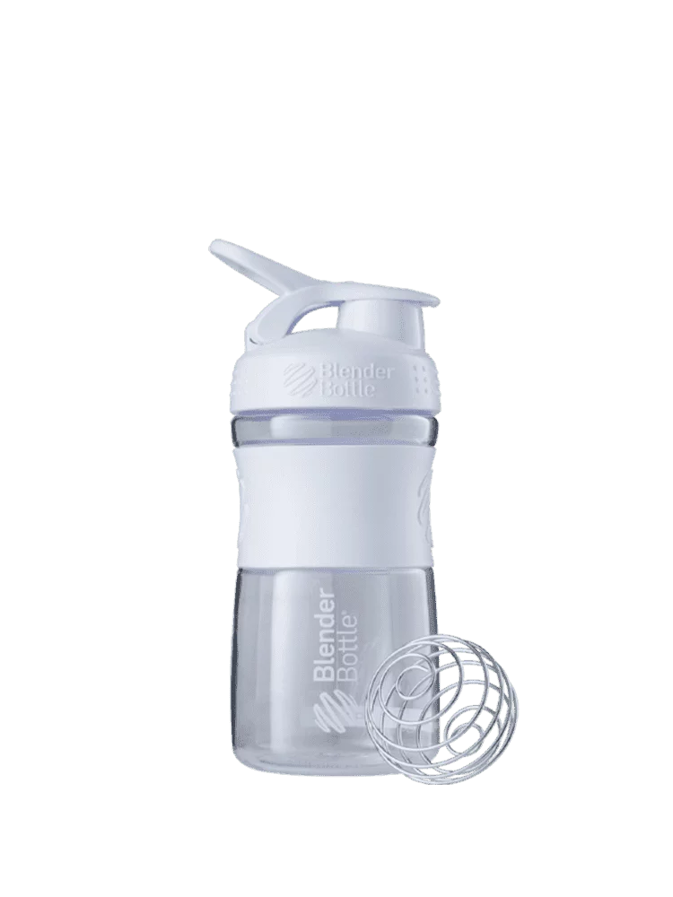 BlenderBottle SportMixer 591 ml Clear White [белый] фото