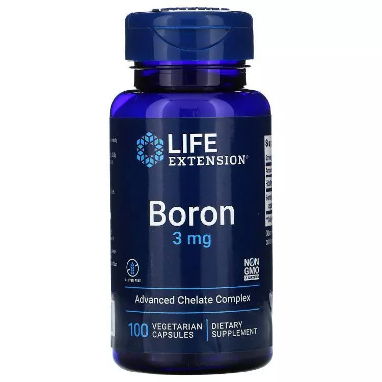 LIFE Extension Boron 3mg 100 vcaps фото