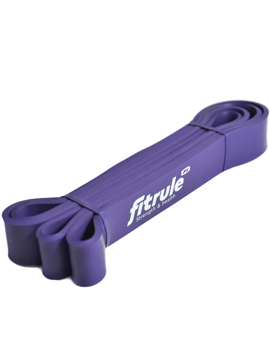 FitRule Фитнес-резинка (эспандер) 1000см х 3,5см Фиолетовая 30кг фото