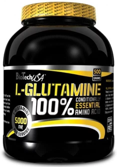 BioTech L-Glutamine 500g фото