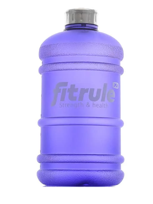 FitRule Бутыль прорезиненная металлическая крышка 2,2L (Фиолетовый) фото