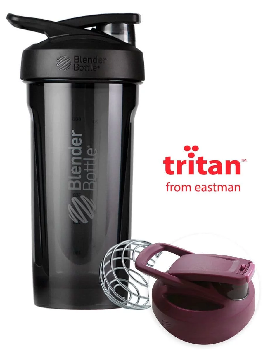 BlenderBottle STRADA Tritan 828ml (Black/Black (черный/черный)) фото