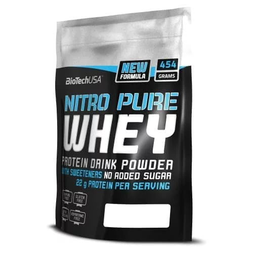 BioTech Nitro Pure Whey 454g bag фото