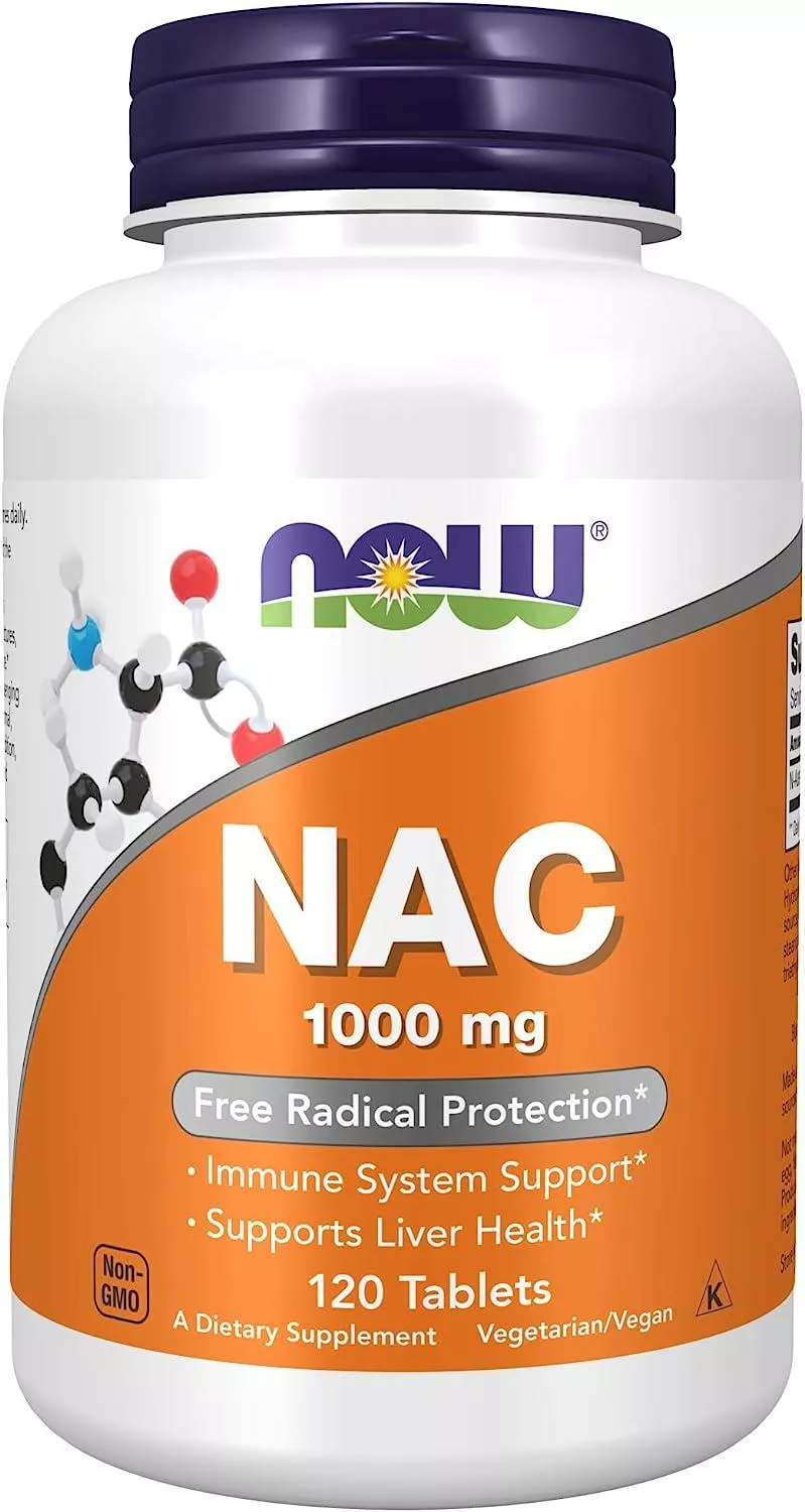 NOW N-Acetyl-Cysteine 1000 mg 120 tabs фото