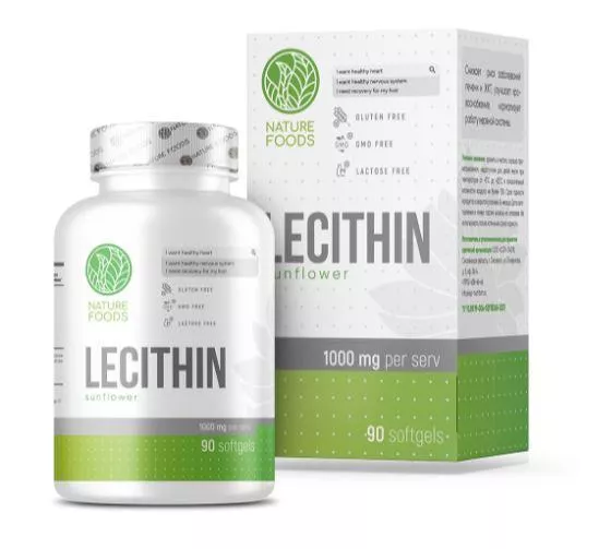 Nature Foods Lecithin 90 sgels фото