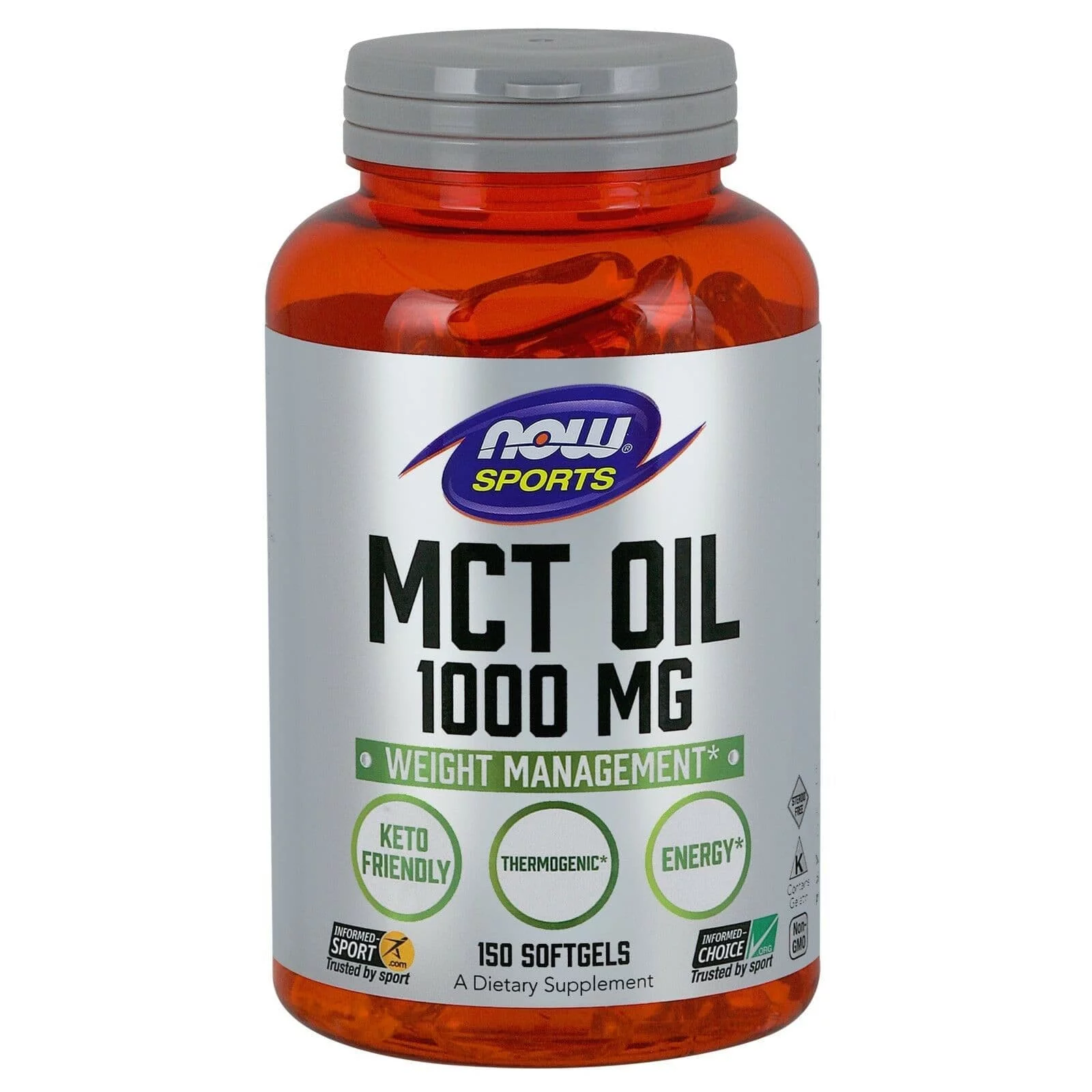 NOW MCT Oil 1000mg 150 caps фото