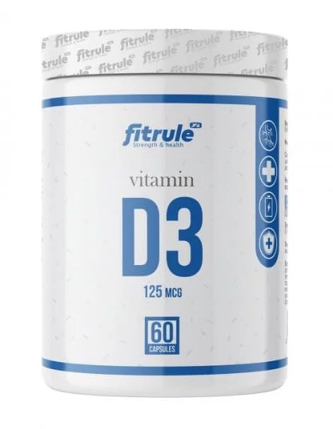 Fitrule Vitamin D3 5000IU 60 caps фото