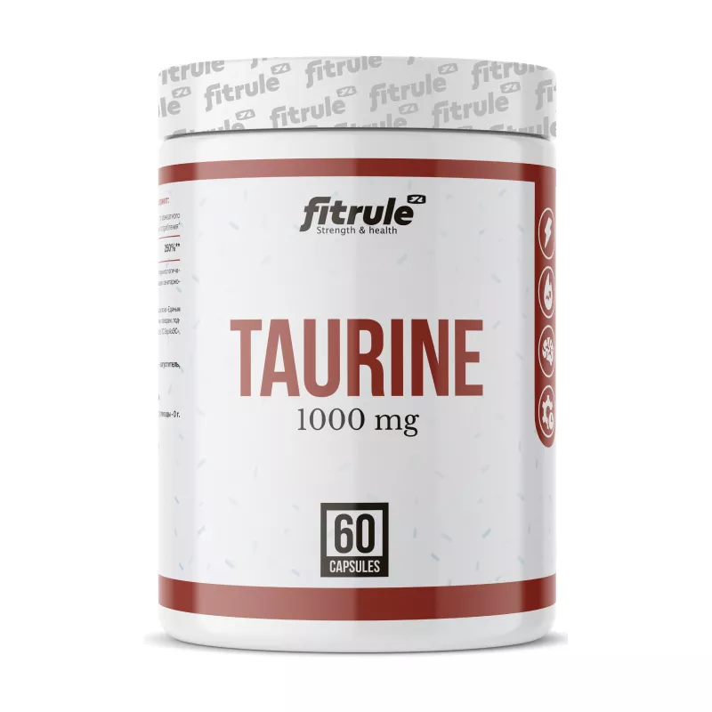 Fitrule Taurine 1000mg 60 caps фото