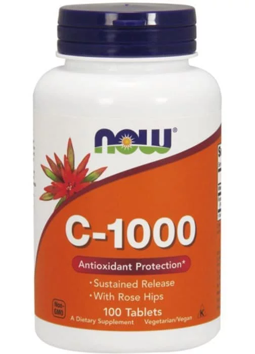 NOW Vitamin C-1000 Sustained Release 100 tabs фото