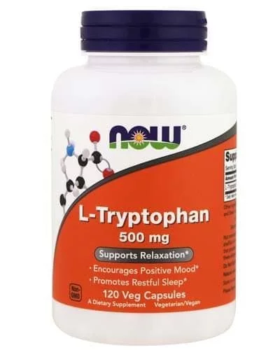 NOW L-Tryptophan 500mg 120 vcaps фото