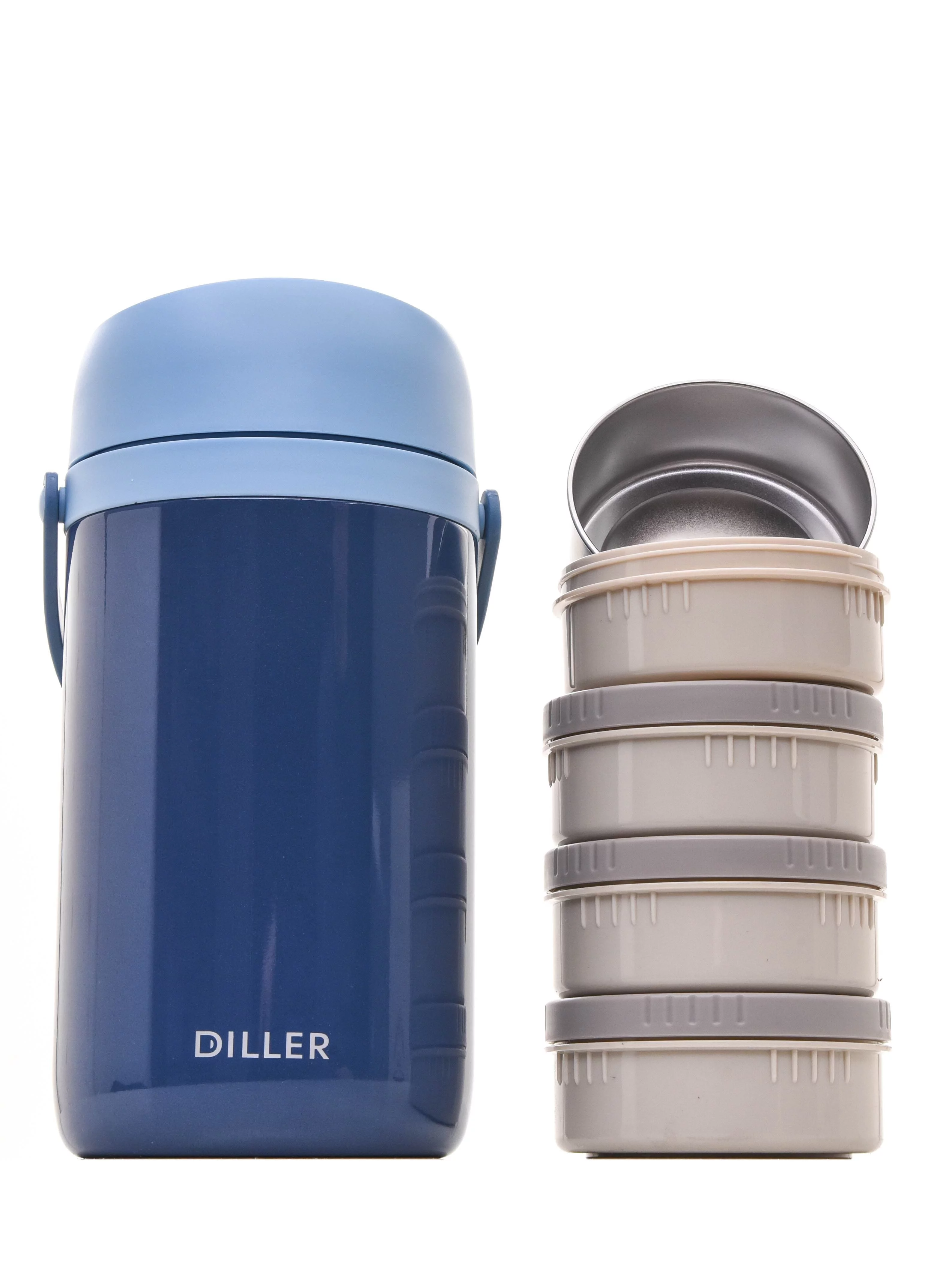 Термоконтейнер для еды Diller 8926 2400 ml (Синий) фото