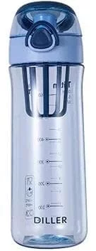 Бутылка для воды Diller D38-550 ml (Синий) фото