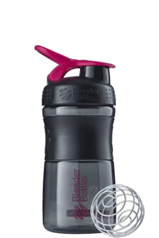 BlenderBottle SportMixer 591 ml Black/Pink [черный/малиновый] фото