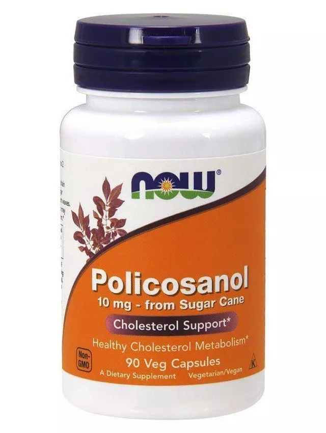 NOW Policosanol 10mg 90 vcaps фото