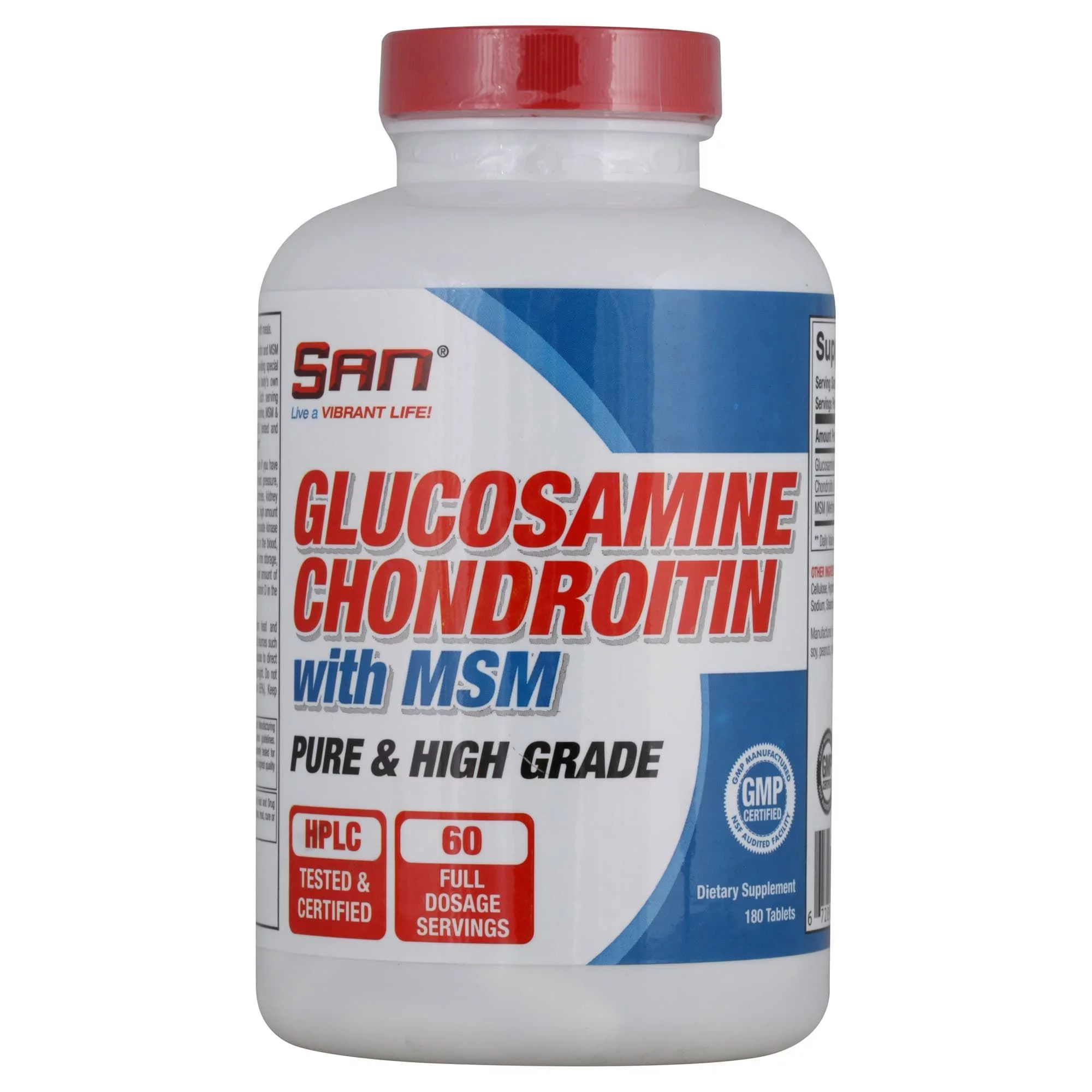 SAN Glucosamine & Chondroitin & MSM 180 tabs фото