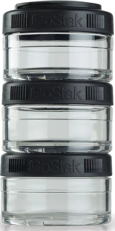 BlenderBottle GoStak (3 pack) 100 ml Black [черный] фото