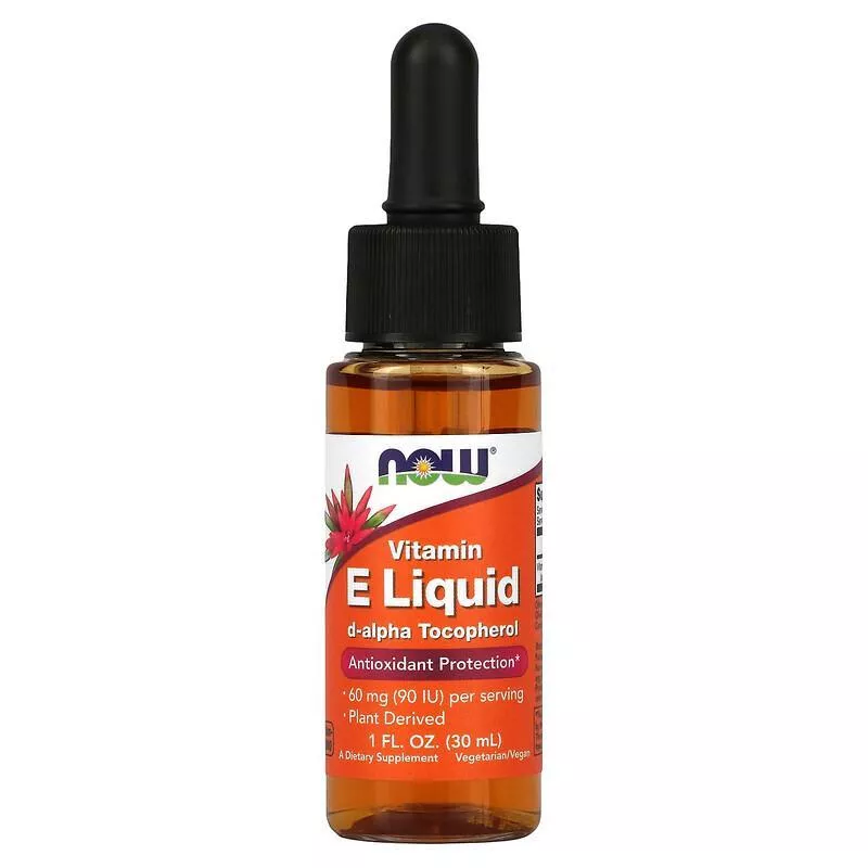 NOW Vitamin E Liquid DA 30ml фото