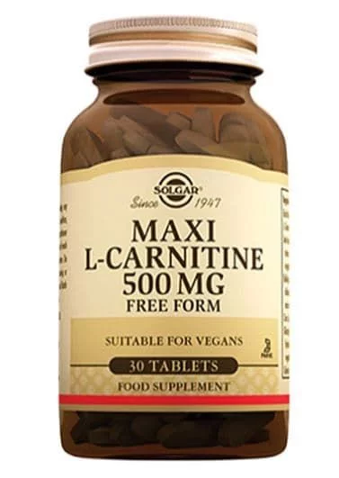 Solgar Maxi L-Carnitie 500mg 60 tabs фото