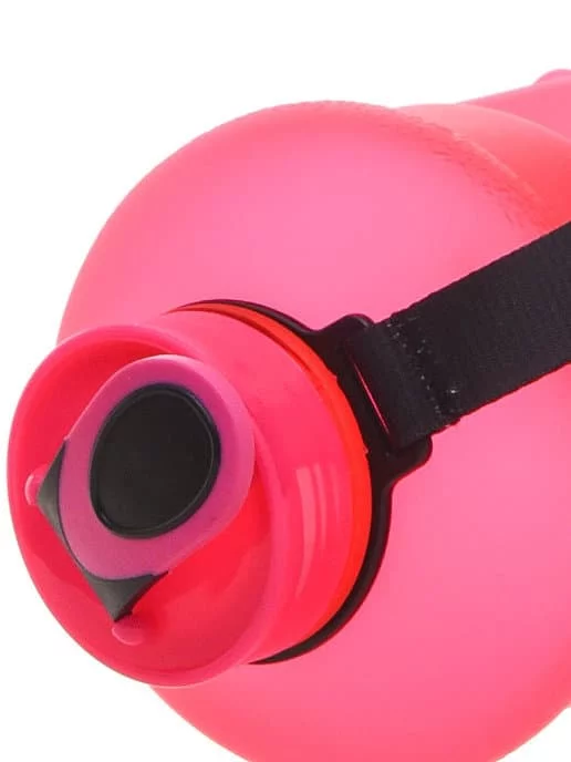 FitRule Бутыль прорезиненная крышка щелчок 1,3L (Розовая) фото