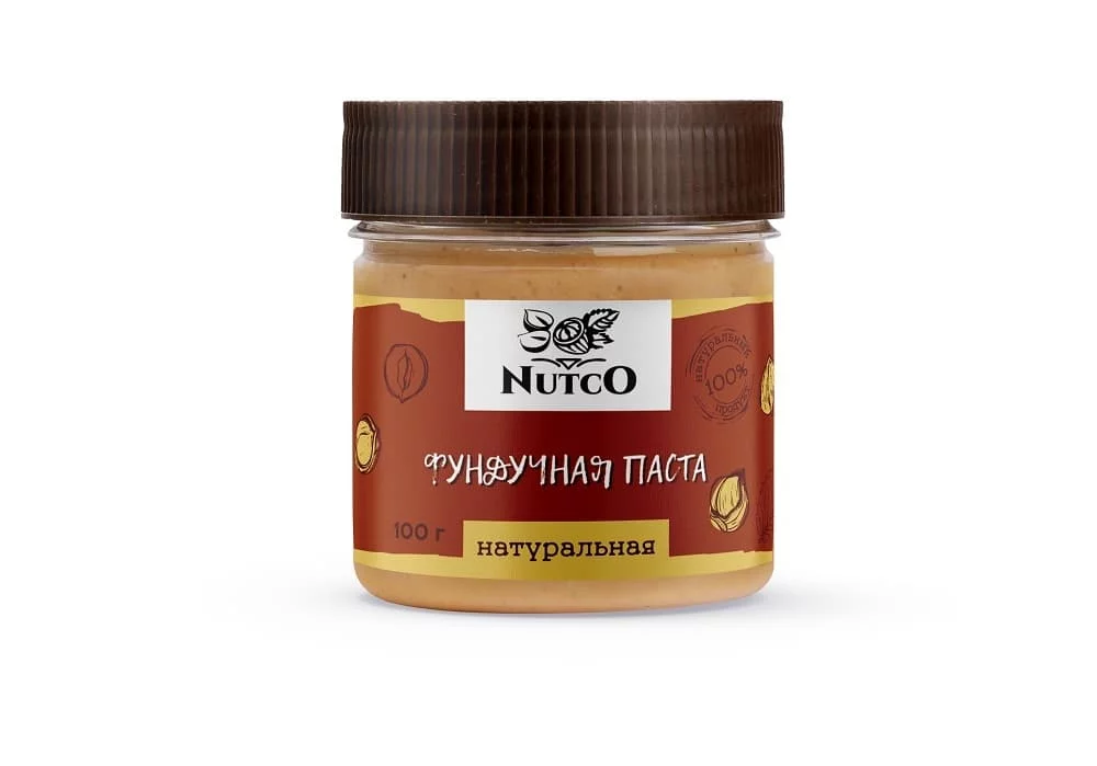 NUTCO Фундучная паста натуральная - 100g фото