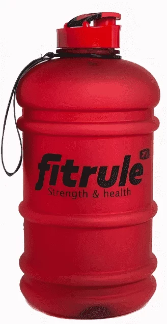 FitRule Бутыль прорезиненная крышка щелчок 2,2L (Красная) фото