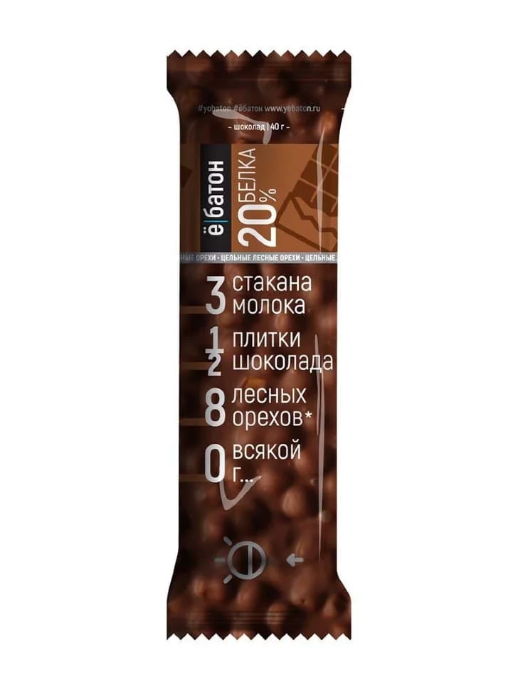 Ё/Батон Bar с Лесным Орехом 40g фото