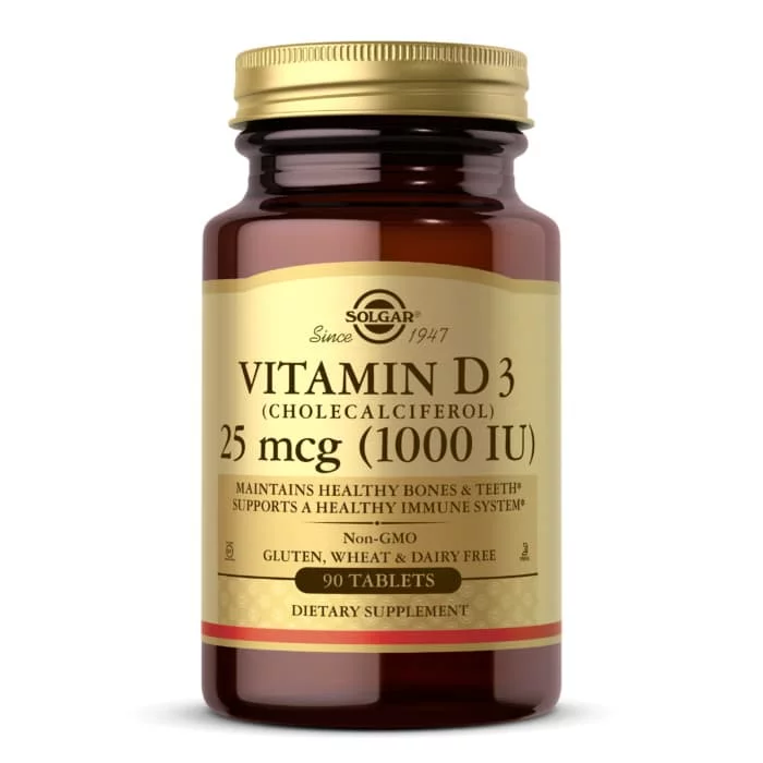 Solgar Vit D-3 1000 IU 90 tabs фото