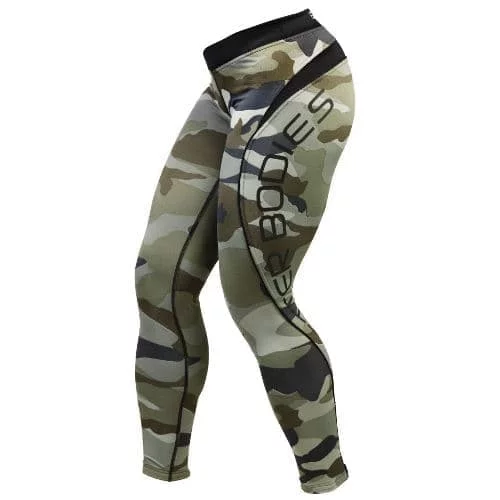 Лосины Better Bodies Camo Long Tight Green Camo фото