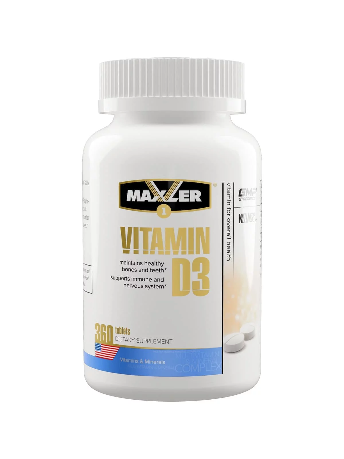 Maxler Vitamin D3 1200 IU 360 tabs купить недорого, заказать с ...